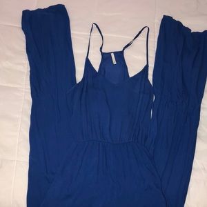 Royal blue jumpsuit